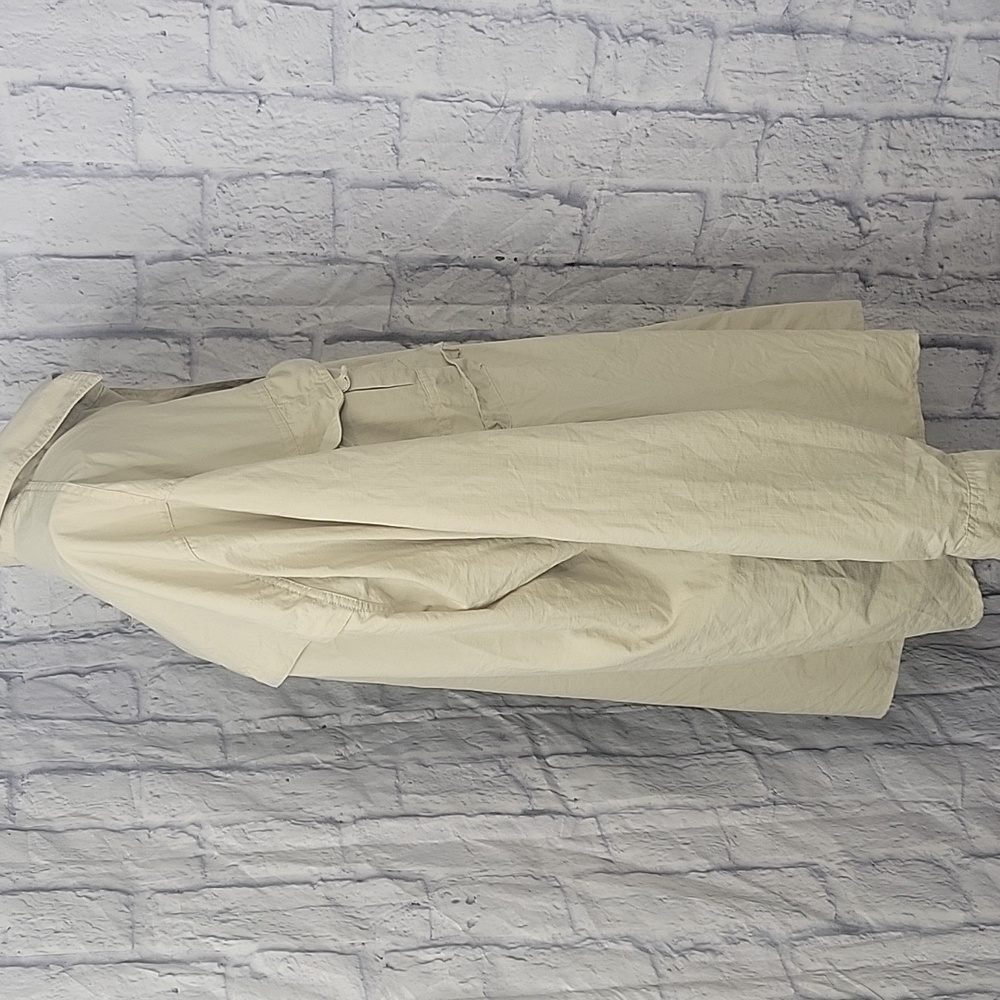 Eddie Bauer Men's Casual Button Down Shirt - Cream‎ Large - Picture 6 of 9